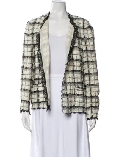 Pre-owned Chanel Vintage 2005 Jacket In White