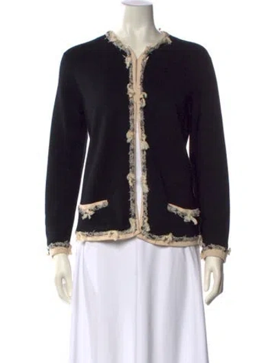 Pre-owned Chanel Vintage 2005 Sweater In Black