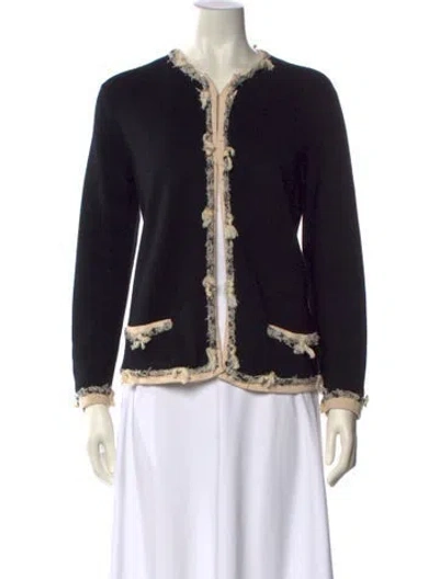 Pre-owned Chanel Vintage 2005 Sweater In Black