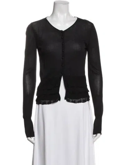 Pre-owned Chanel Vintage 2005 Sweater In Black