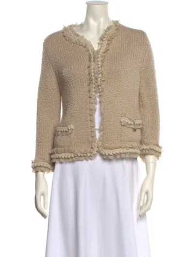 Pre-owned Chanel Vintage 2005 Sweater In Neutral