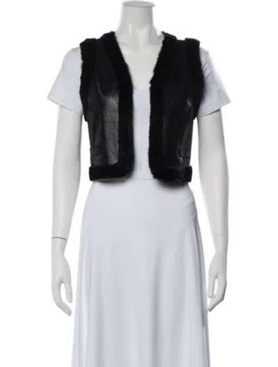 Pre-owned Chanel Vintage 2005 Vest In Black
