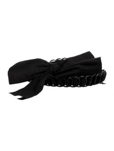 Pre-owned Chanel Vintage 2005 Waist Belt In Black