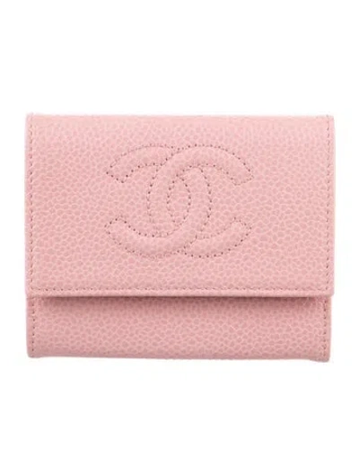 Pre-owned Chanel Vintage 2005 Wallet In Pink