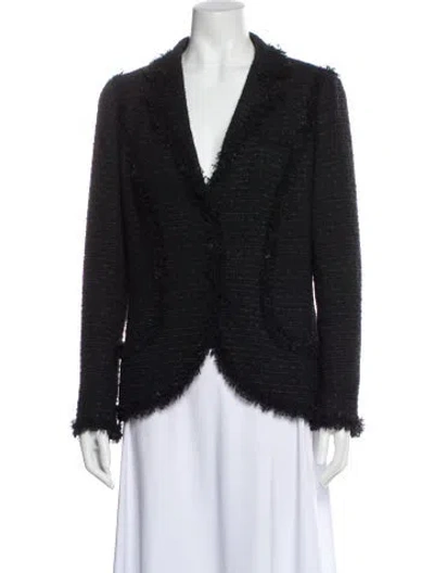 Pre-owned Chanel Vintage 2006 Blazer In Black