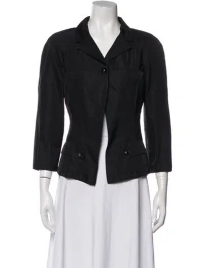 Pre-owned Chanel Vintage 2006 Blazer In Black