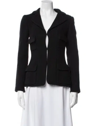 Pre-owned Chanel Vintage 2006 Blazer In Black