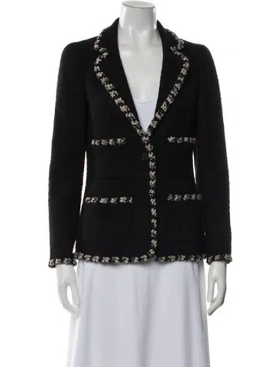 Pre-owned Chanel Vintage 2006 Blazer In Black