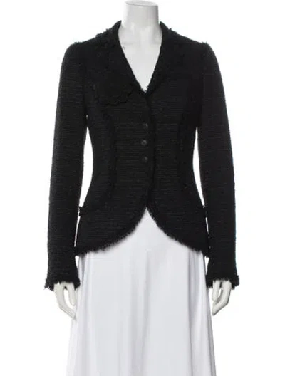 Pre-owned Chanel Vintage 2006 Blazer In Black