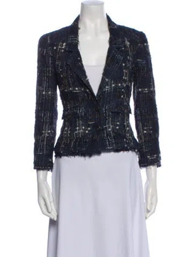 Pre-owned Chanel Vintage 2006 Blazer In Blue