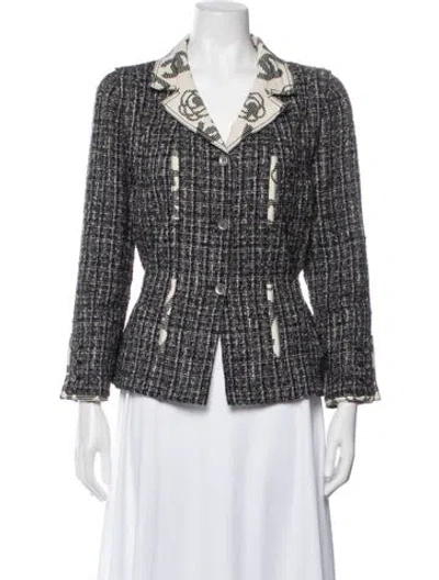 Pre-owned Chanel Vintage 2006 Blazer In Blue