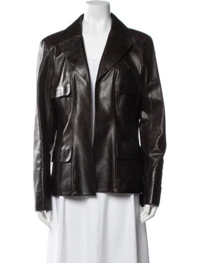 Pre-owned Chanel Vintage 2006 Blazer In Brown