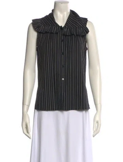 Pre-owned Chanel Vintage 2006 Blouse In Black
