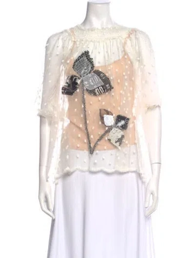 Pre-owned Chanel Vintage 2006 Blouse In Neutral