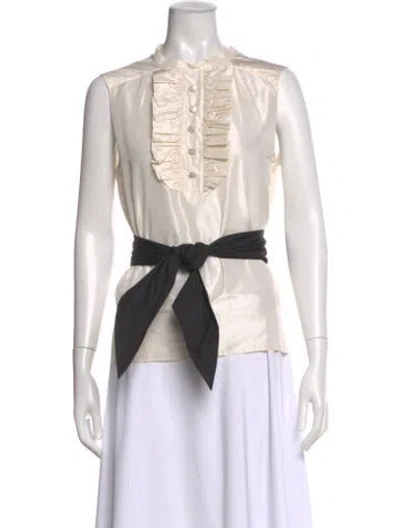 Pre-owned Chanel Vintage 2006 Blouse In Neutral