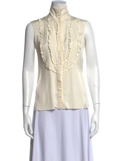 Pre-owned Chanel Vintage 2006 Blouse In Neutrals