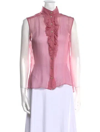 Pre-owned Chanel Vintage 2006 Blouse In Pink