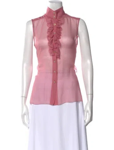 Pre-owned Chanel Vintage 2006 Blouse In Pink