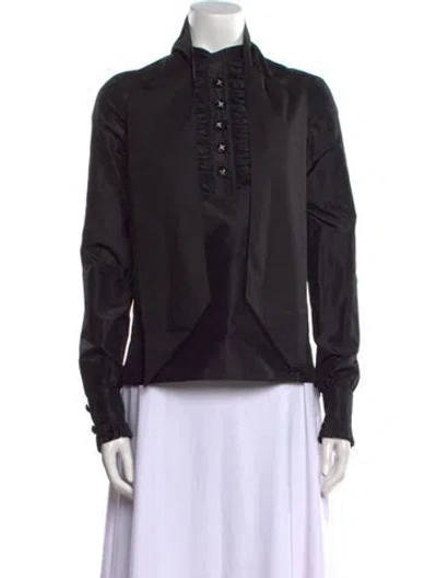 Pre-owned Chanel Vintage 2006 Blouse W/ Tags In Black