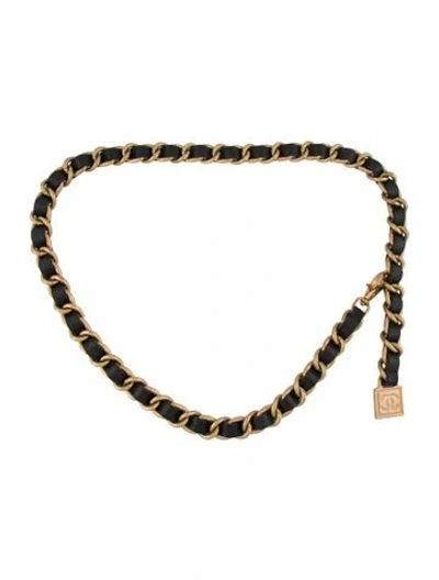 Pre-owned Chanel Vintage 2006 Chain-link Belt In Black