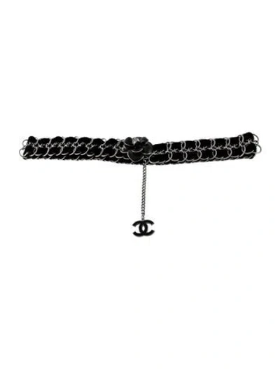 Pre-owned Chanel Vintage 2006 Chain-link Belt In Black
