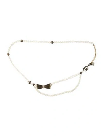 Pre-owned Chanel Vintage 2006 Chain-link Belt In Neutral
