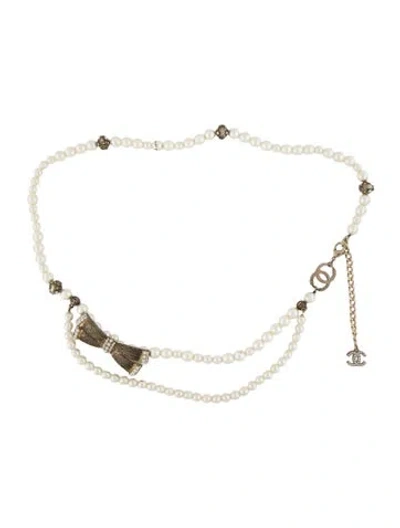 Pre-owned Chanel Vintage 2006 Chain-link Belt In Neutral