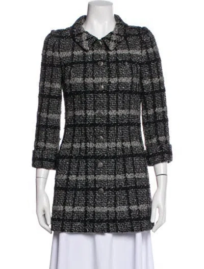 Pre-owned Chanel Vintage 2006 Coat In Black