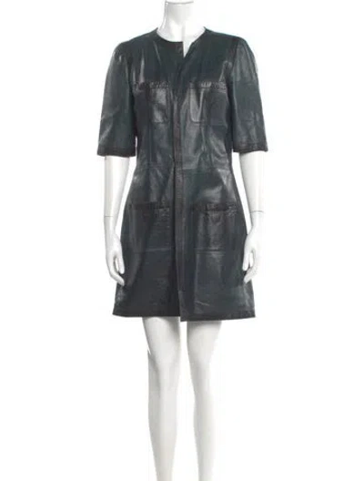 Pre-owned Chanel Vintage 2006 Coat In Green