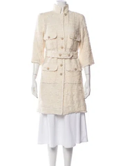 Pre-owned Chanel Vintage 2006 Coat In Neutrals