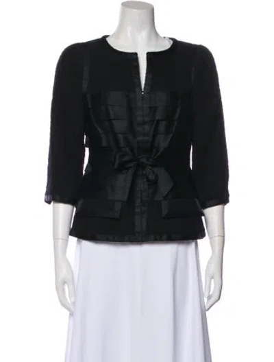 Pre-owned Chanel Vintage 2006 Evening Jacket In Black