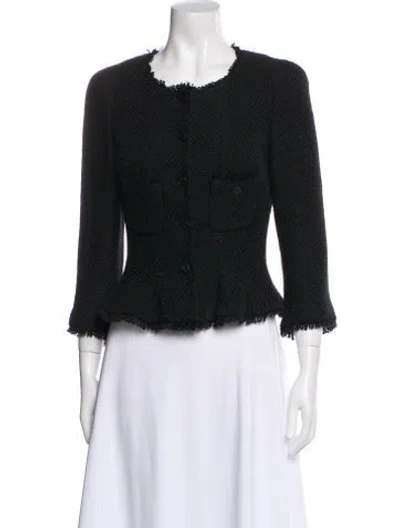 Pre-owned Chanel Vintage 2006 Evening Jacket In Black