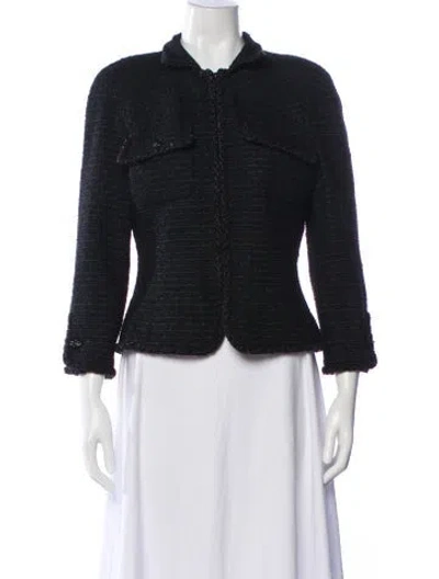 Pre-owned Chanel Vintage 2006 Evening Jacket In Black