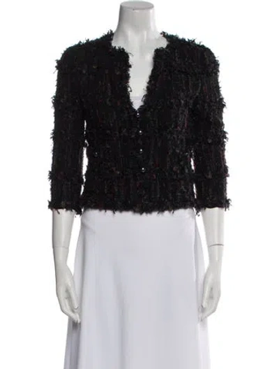 Pre-owned Chanel Vintage 2006 Evening Jacket In Black