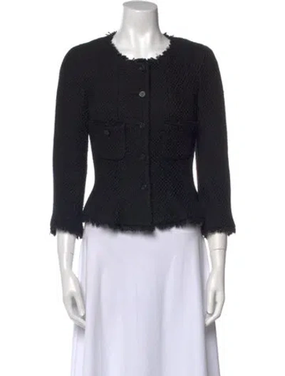 Pre-owned Chanel Vintage 2006 Evening Jacket In Black