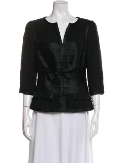 Pre-owned Chanel Vintage 2006 Evening Jacket In Black