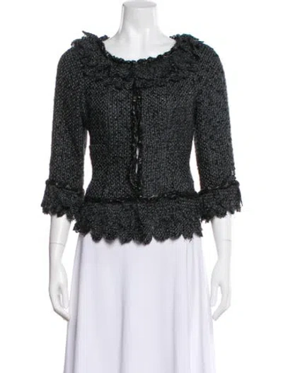 Pre-owned Chanel Vintage 2006 Evening Jacket In Black