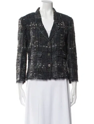 Pre-owned Chanel Vintage 2006 Evening Jacket In Blue