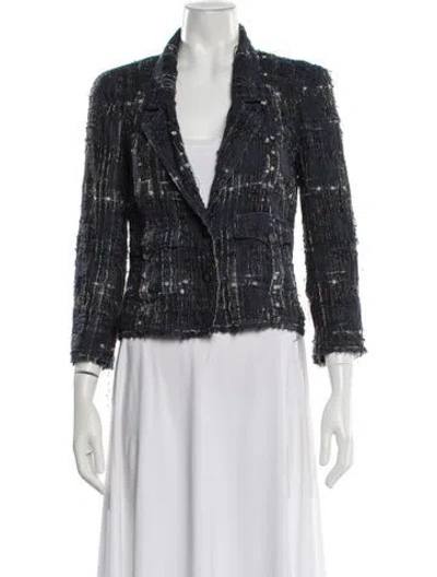 Pre-owned Chanel Vintage 2006 Evening Jacket In Blue