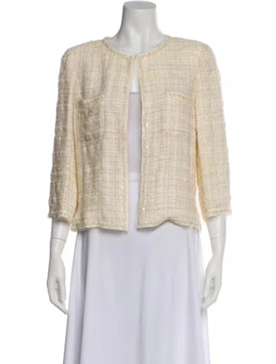 Pre-owned Chanel Vintage 2006 Evening Jacket In Neutral