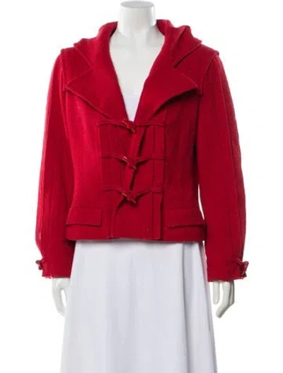 Pre-owned Chanel Vintage 2006 Jacket In Red