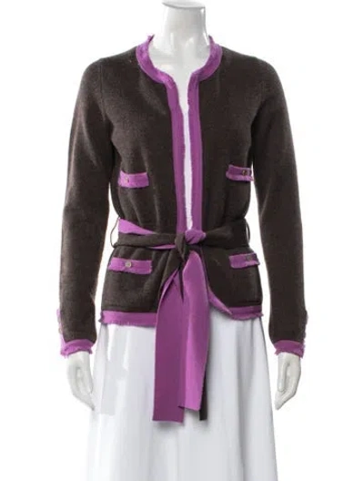 Pre-owned Chanel Vintage 2006 Sweater In Brown