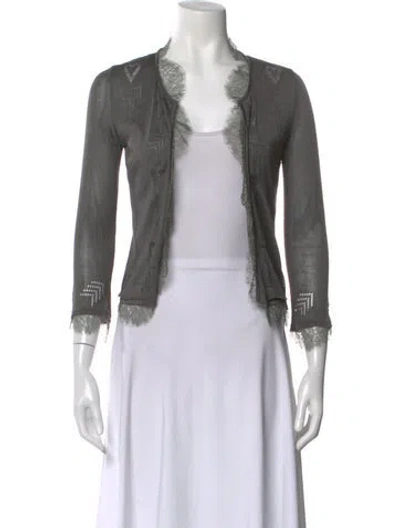Pre-owned Chanel Vintage 2006 Sweater In Gray