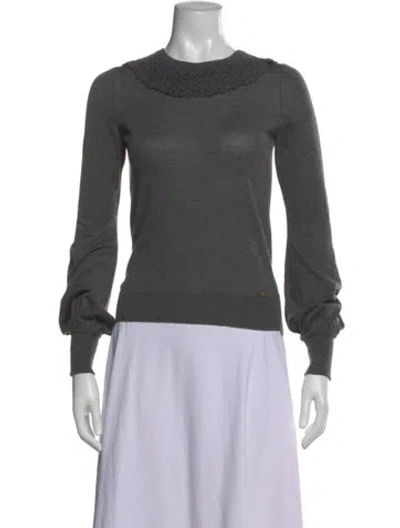 Pre-owned Chanel Vintage 2006 Sweater In Gray