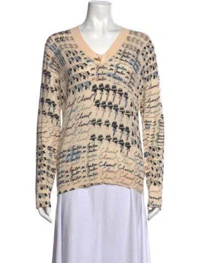 Pre-owned Chanel Vintage 2006 Sweater In Neutrals