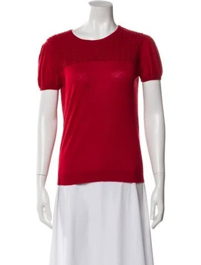 Pre-owned Chanel Vintage 2006 Sweater In Red