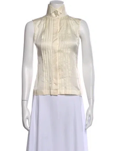 Pre-owned Chanel Vintage 2006 Top In Neutral