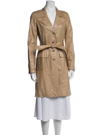 Pre-owned Chanel Vintage 2006 Trench Coat In Neutrals