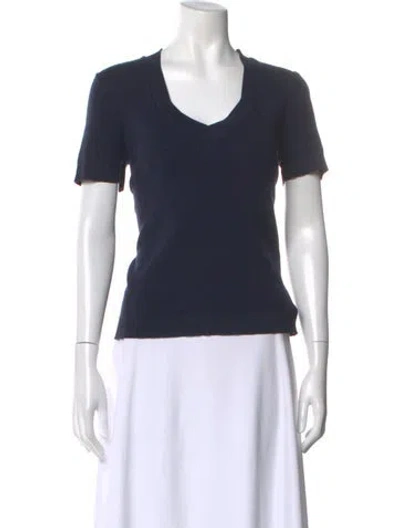 Pre-owned Chanel Vintage 2006 T-shirt In Blue