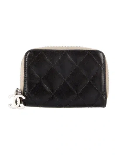 Pre-owned Chanel Vintage 2006-2008 Wallet In Black